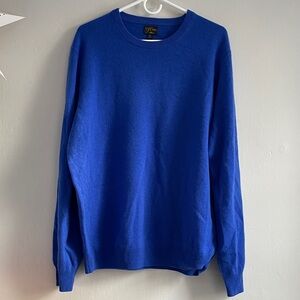 Men's Blue Cashmere  Sweater